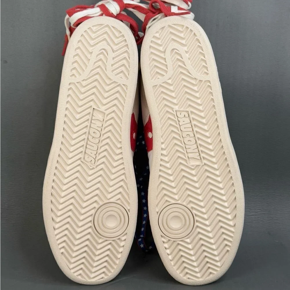 Saucony JAZZ COURT 1776 Patriotic Stars & Stripes sneaker shoes men’s 11.5 - Picture 9 of 10